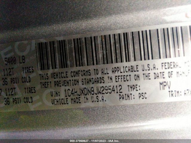 1C4HJXDN8JW295412 Jeep Wrangler Unlimited Sport S