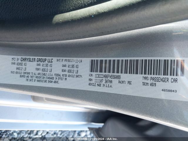 1C3CCCAB6FN556089 Chrysler 200 Limited