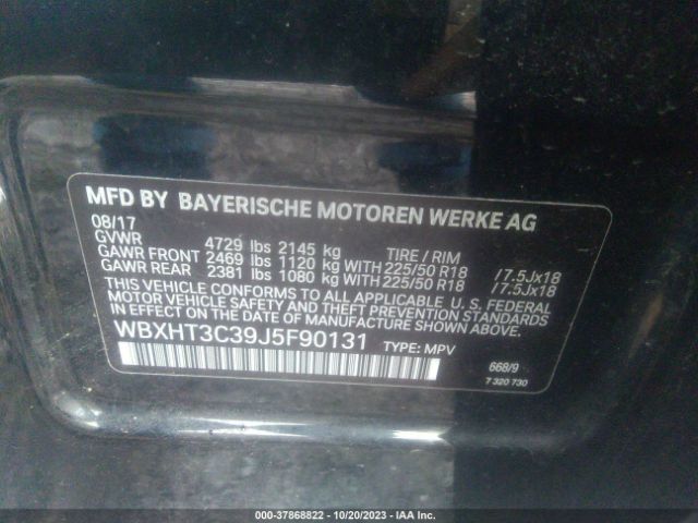 WBXHT3C39J5F90131 BMW X1 Xdrive28i