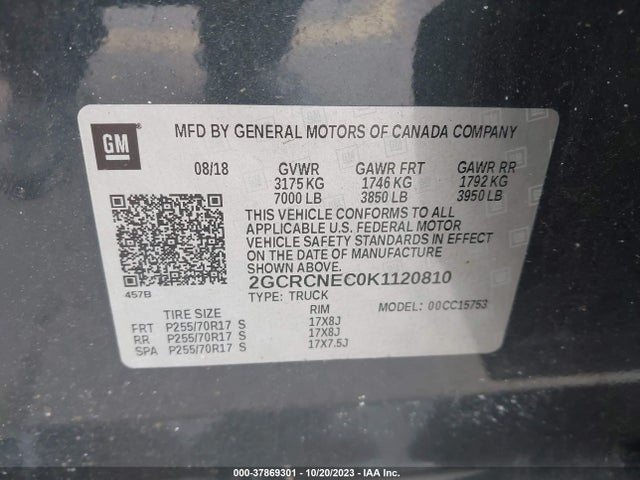Chevrolet Silverado 1500 Ld Wt 2019 2GCRCNEC0K1120810 Image 9