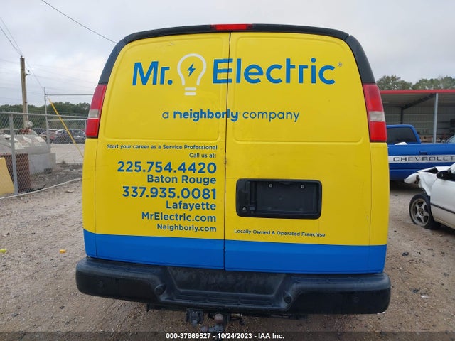2017 CHEVROLET EXPRESS 2500 WORK VAN VIN: 1GCWGAFFXH1107960