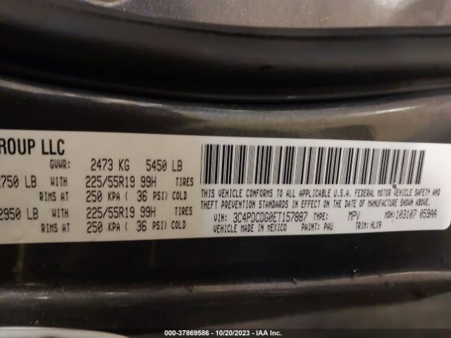 3C4PDCDG0ET157887 Dodge Journey Limited