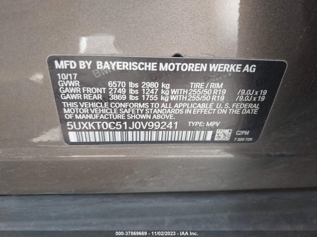BMW X5 Xdrive40e Iperformance 2018 5UXKT0C51J0V99241 Image 9