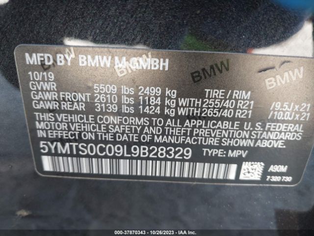 5YMTS0C09L9B28329 BMW X3 M