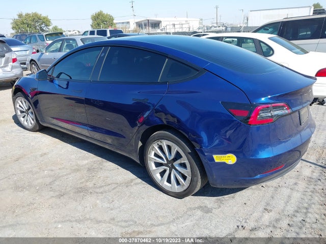 2022 TESLA MODEL 3 LONG RANGE VIN: 5YJ3E1EB1NF127735
