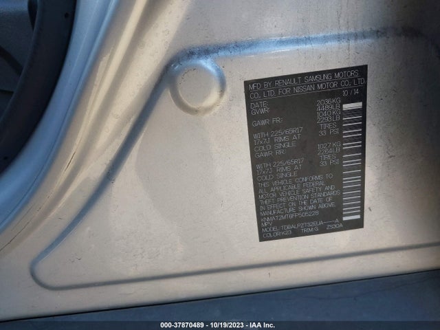 Nissan ROGUE S 2015 KNMAT2MT6FP505228 Image 9