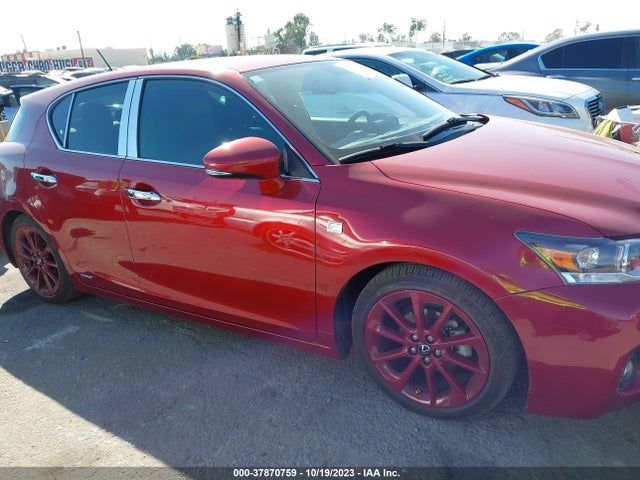 2012 LEXUS CT 200H VIN: JTHKD5BH6C2079338