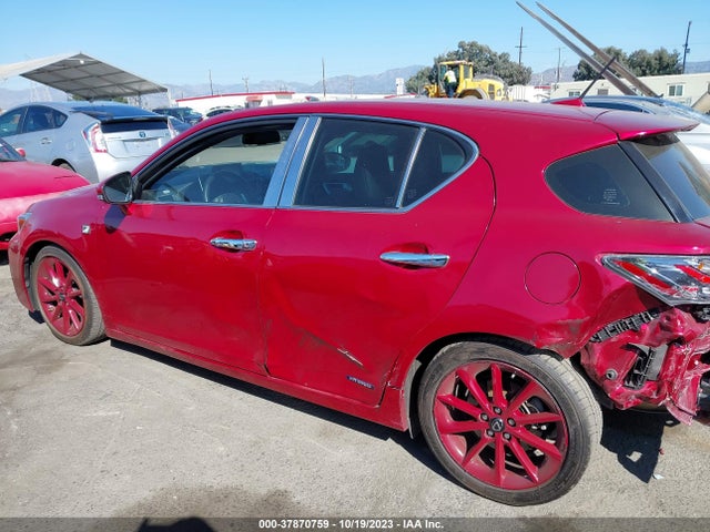 2012 LEXUS CT 200H VIN: JTHKD5BH6C2079338