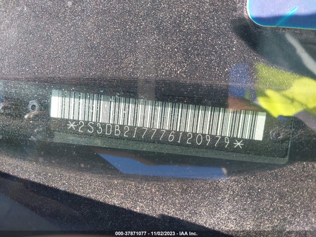 2007 SUZUKI XL7 VIN: 2S3DB217776120979