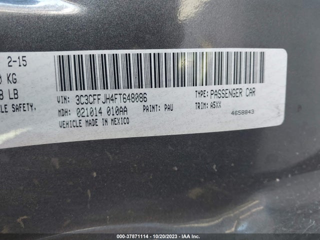 Fiat 500c Abarth 2015 3C3CFFJH4FT648086 Image 9
