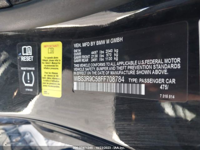 WBS3R9C58FF708784 BMW M4