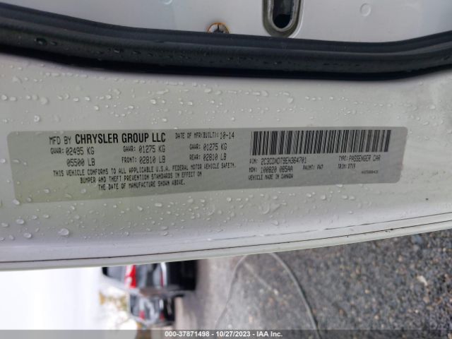 2C3CDXDT9EH364701 Dodge Charger Rt