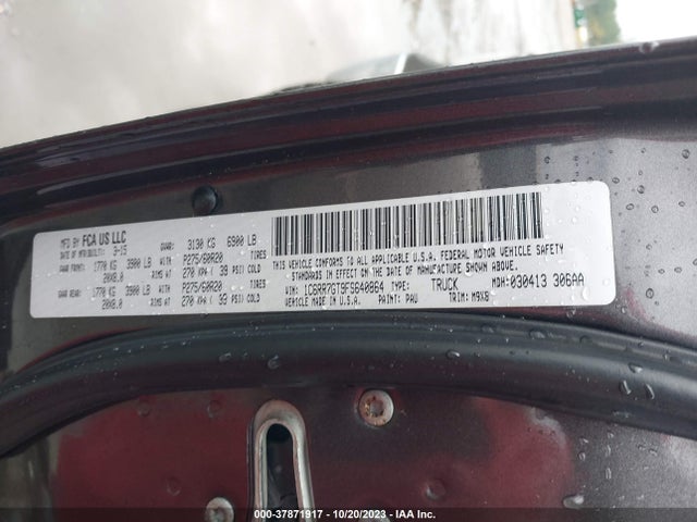 1C6RR7GT9FS640864 RAM 1500 Big Horn