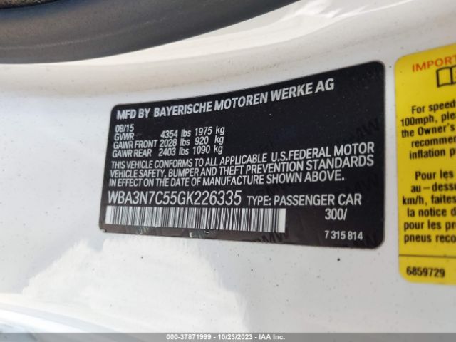 WBA3N7C55GK226335 BMW 4 Series 428i
