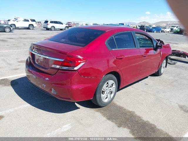 Honda Civic Lx 2014 2HGFB2F55EH518631 Image 4