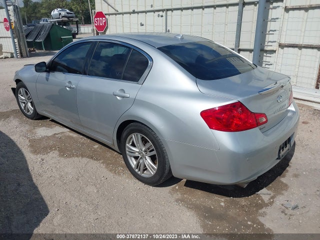 2012 INFINITI G37 SEDAN JOURNEY VIN: JN1CV6AP4CM624459