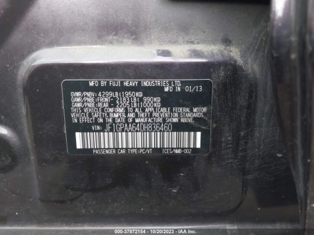 2013 SUBARU IMPREZA WAGON JF1GPAA64DH836460 Photo 8