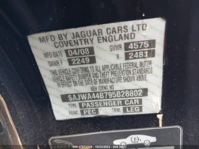 2009 JAGUAR XK SERIES SAJWA44B795B28802 Photo 8
