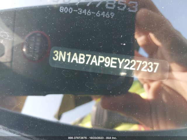 2014 NISSAN SENTRA SV VIN: 3N1AB7AP9EY227237