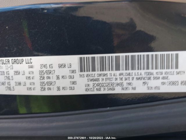 2C4RDGCG2ER210495 Dodge Grand Caravan Sxt