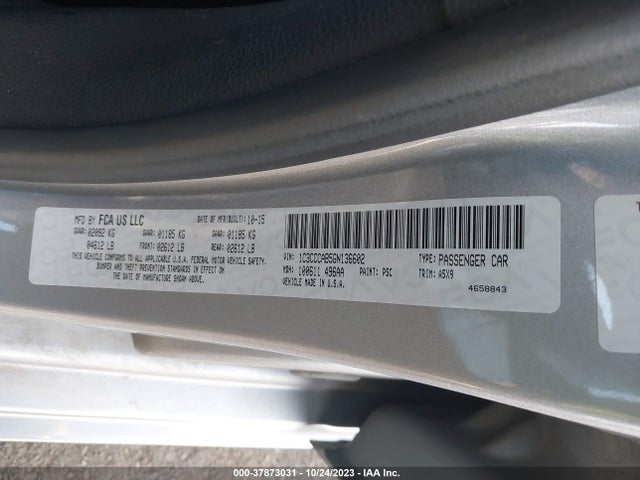1C3CCCAB5GN136602 Chrysler 200 Limited