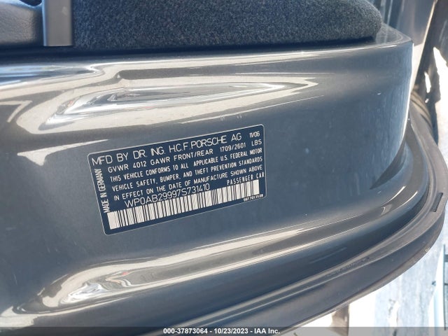 2007 PORSCHE 911 WP0AB29997S731410 Photo 8