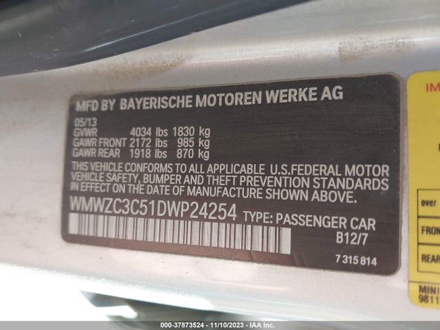 2013 MINI COUNTRYMAN WMWZC3C51DWP24254 Photo 8