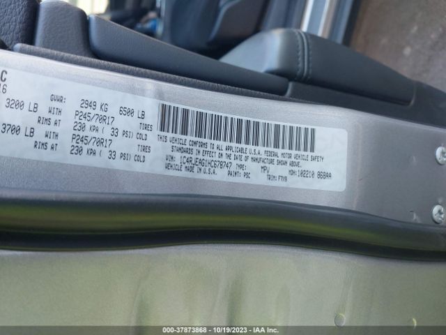 1C4RJEAG1HC678747 Jeep Grand Cherokee Laredo