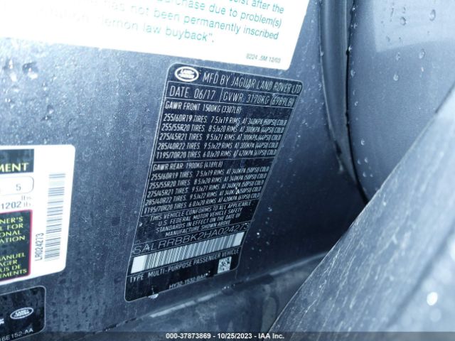 SALRRBBK2HA024273 Land Rover Discovery Hse
