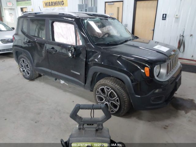 Продажа на аукционе авто 2017 Jeep Renegade Limited 4x4, vin: ZACCJBDB3HPG61898, номер лота: 37873916