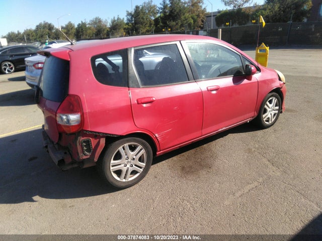 2008 HONDA FIT SPORT VIN: JHMGD38648S015693