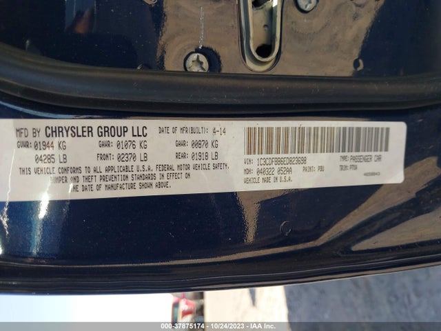Dodge DART SXT 2014 1C3CDFBB6ED823698 Image 9