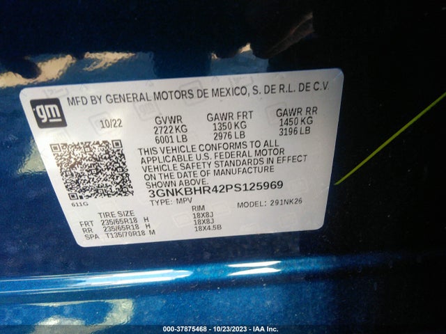 Chevrolet Blazer Awd 2lt 2023 3GNKBHR42PS125969 Image 9