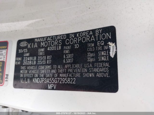KNDJP3A55G7295822 KIA SOUL +