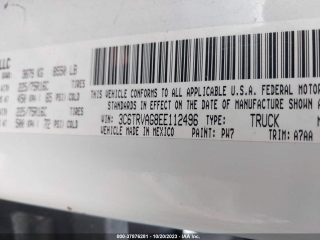 3C6TRVAG8EE112496 RAM Promaster