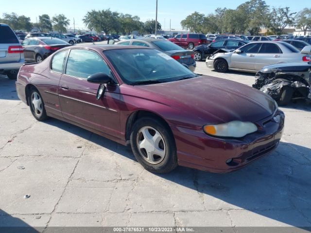 Auction sale of the 2003 Chevrolet Monte Carlo Ss, vin: 2G1WX12K039206044, lot number: 37876531