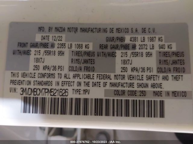 2023 MAZDA CX-30 3MVDMBCM7PM521626 Photo 8