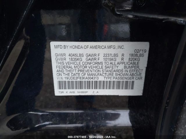 2019 ACURA ILX 19UDE2F83KA004313 Photo 8