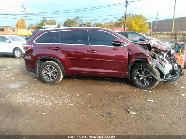 Toyota Highlander Xle 2016 5TDJKRFH8GS277017 Image 13