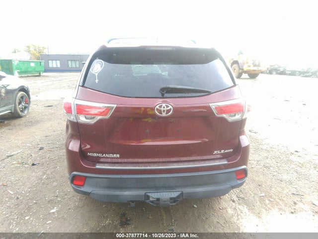 Toyota Highlander Xle 2016 5TDJKRFH8GS277017 Image 16