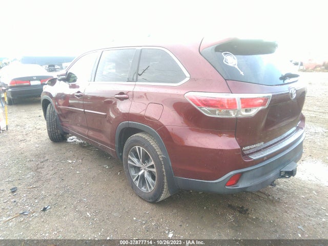 Toyota Highlander Xle 2016 5TDJKRFH8GS277017 Image 3
