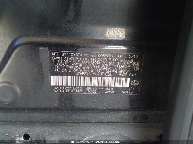 JTHBZ1BL5JA014028 Lexus Gs Gs 350