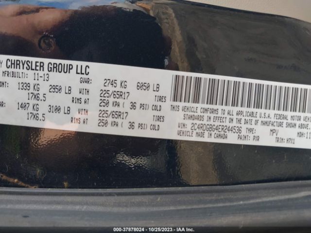 2C4RDGBG4ER244536 Dodge Grand Caravan Se
