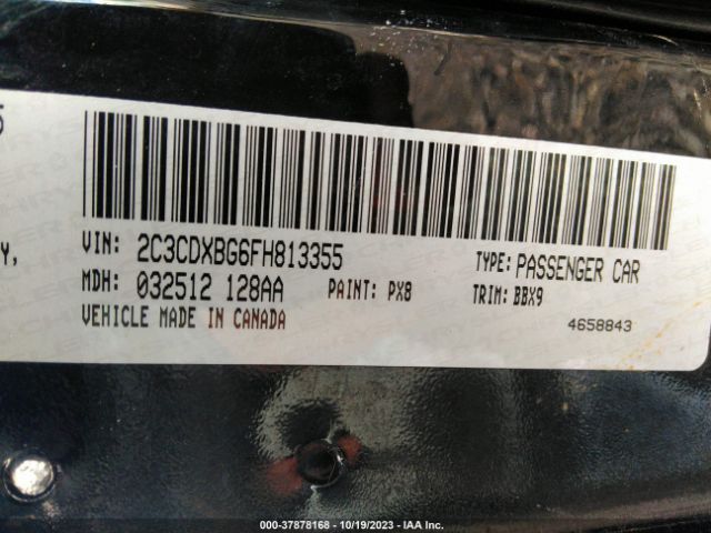 2C3CDXBG6FH813355 Dodge Charger Se
