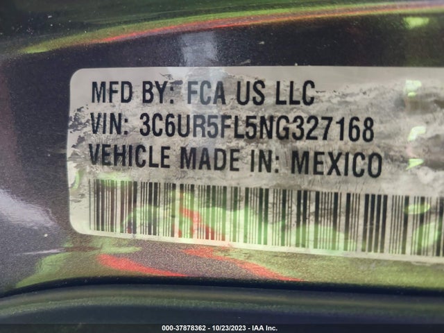 3C6UR5FL5NG327168 RAM 2500 Laramie