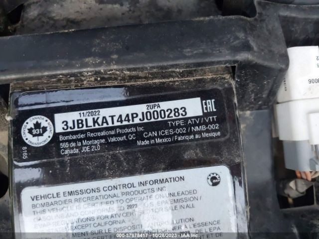 2023 CAN-AM OUTLANDER 3JBLKAT44PJ000283 Photo 9