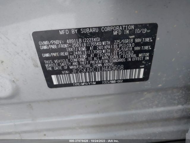 JF2SKARC7LH449608 Subaru Forester Sport