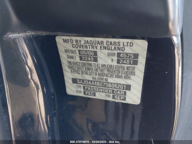 2007 JAGUAR XK SAJDA44B875B06201 Photo 8