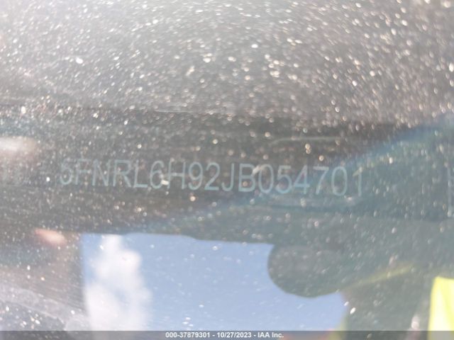 5FNRL6H92JB054701 Honda Odyssey Elite