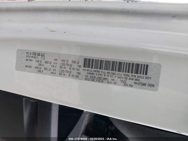 RAM Promaster Cargo Van 2016 3C6URVJG9GE100431 Image 9